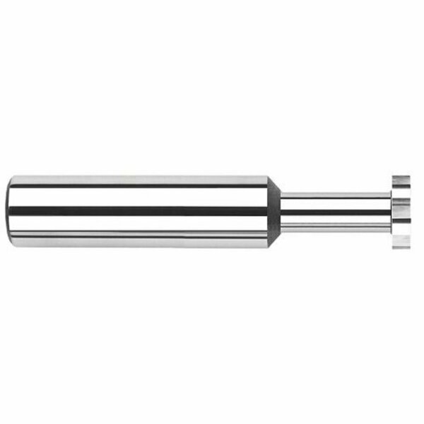 Harvey Tool 1/8 in. Cutter dia. x 0.1180 in. Width x 3/16 Neck CarbideSquare Standard Keyseat Cutter, 6 Flutes 22157